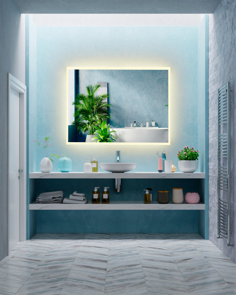 Illuminate your bathroom with our stylish LED mirrors