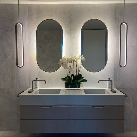 Illuminated Vanity Mirrors with LED Lights - Perfect for Makeup and Grooming